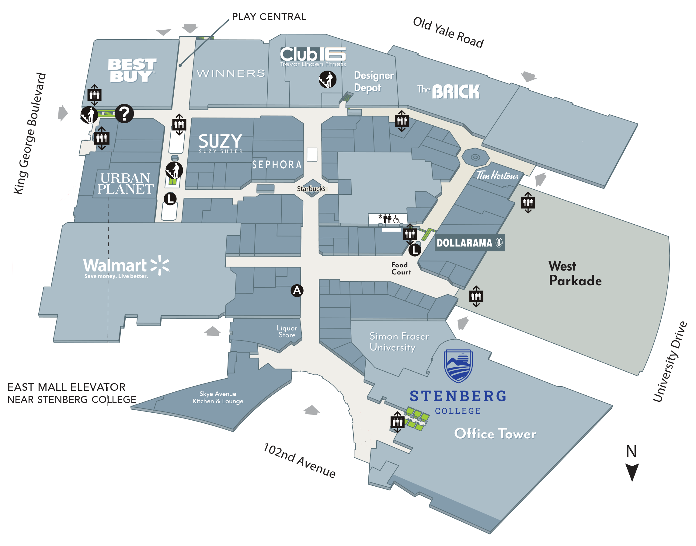 Stenberg College campus location map