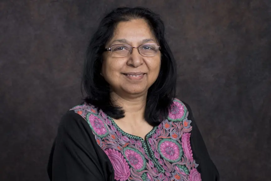 Dr. Harminder Mathur, teacher on the Hospital Support Specialist program and the 'driving force' of her students.