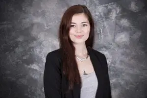 Heather Pincombe stands proud of her achievements and growth during Stenberg's Hospital Support Specialist Program.