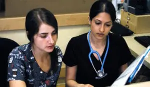 Nursing Unit Clerks running their units. They're responsible for maintaining the order in their unit.