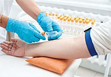 Phlebotomy is and important part of the Cardio Tech career. Stenberg students get to practice it in depth.