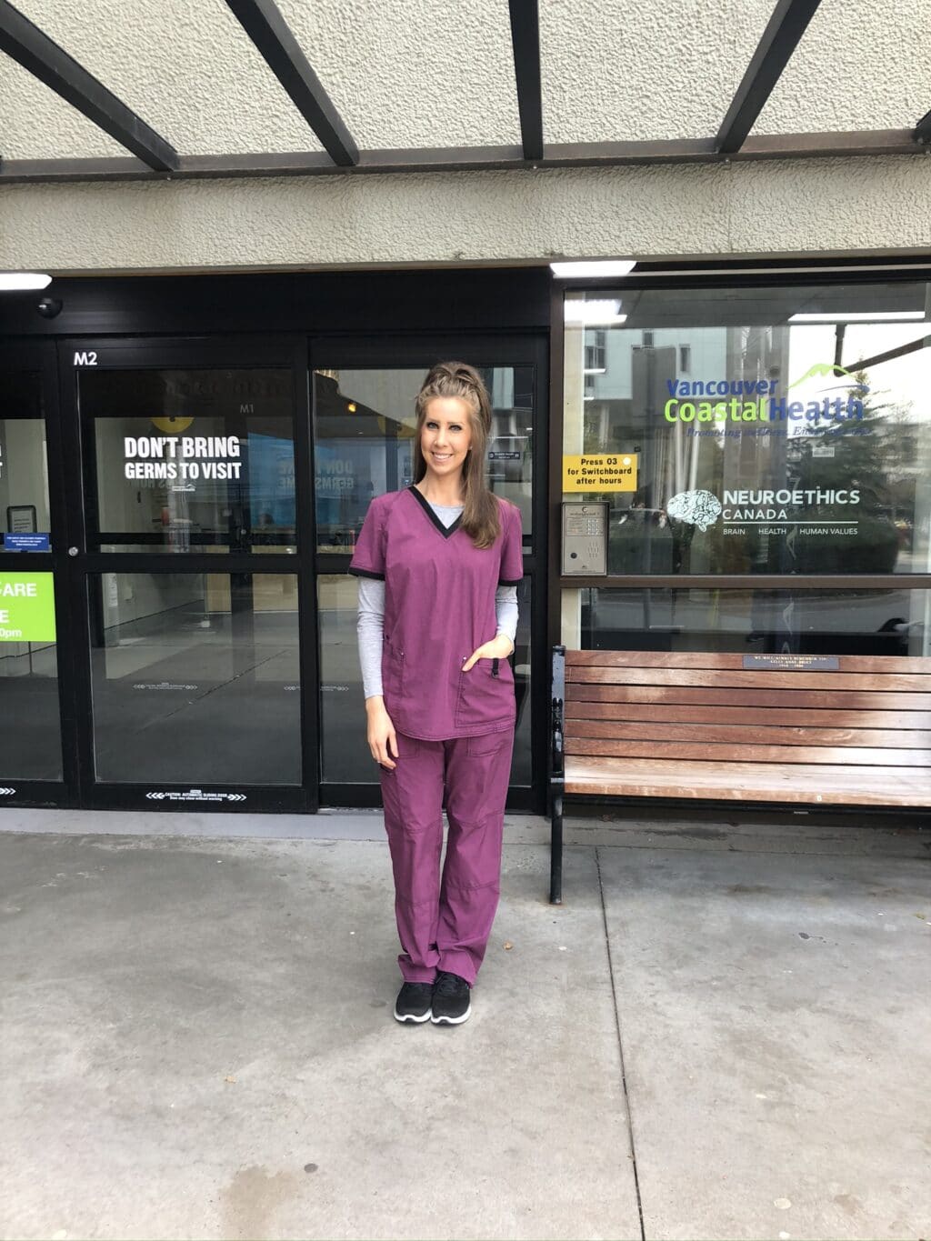 Megan now works on the same unit where she recovered from her life-saving surgery.