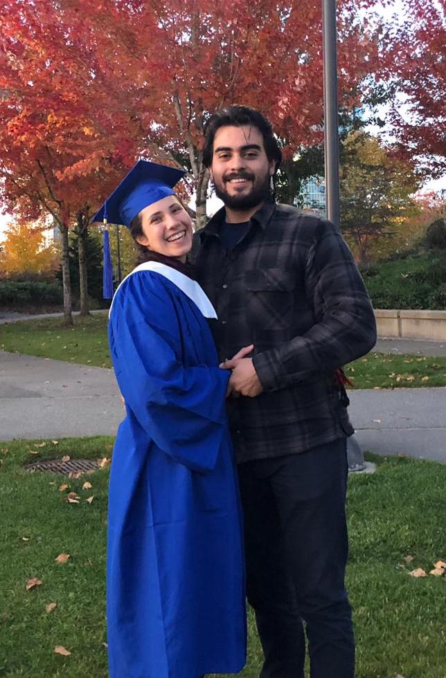 Val graduating from the Early Childhood Education program